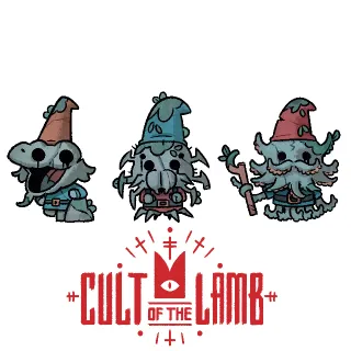 Cult of the Lamb - Early-access Gnomes - Pea + Owe + Geeh