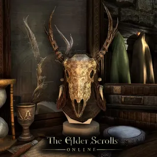 Elder Scrolls Online Stag-Heart Skull Sallet Hat