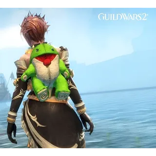 Guild Wars 2 Green Quaggan Backpack Cover