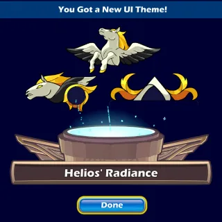 Brawlhalla Helios Radiance UI Theme