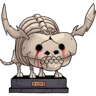 Cult of the Lamb Beefalo Skeleton