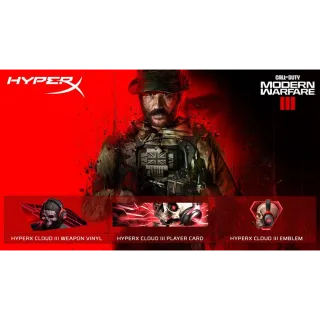 COD MW 3 HyperX In-Game Items
