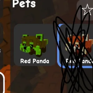 GAG 2 -RAINBOW RED PANDA