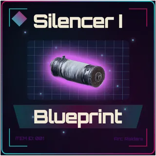 Silencer I Blueprint - Arc Raiders