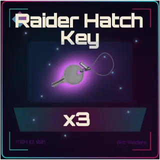 Raider Hatch Key x3 - Arc Raiders