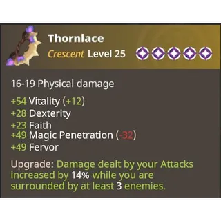 Farever - Thornlace lvl 25 - 5 Stars [EU]