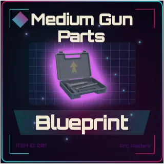 Medium Gun Parts Blueprint - Arc Raiders