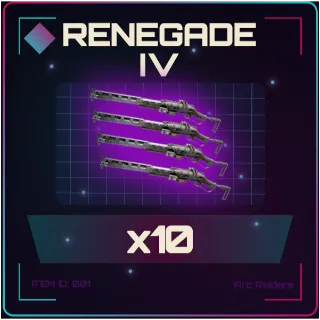 Renegade IV x10 130/130 Full Durability - Arc Raiders