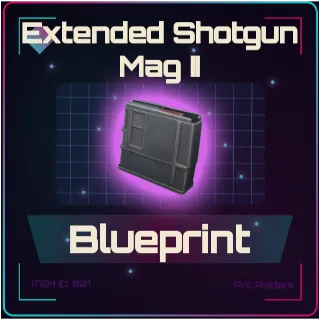 Extended Shotgun Mag II Blueprint - Arc Raiders