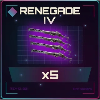 Renegade IV x5 - Arc Raiders