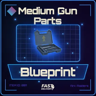 Medium Gun Parts Blueprint - Arc Raiders
