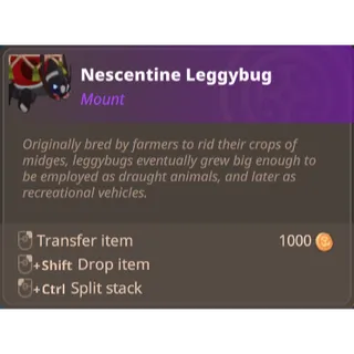 Farever - Nescentine Leggybug  Mount [EU]