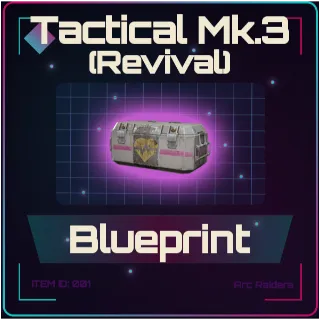 Tactical Mk.3 (Revival) Blueprint - Arc Raiders