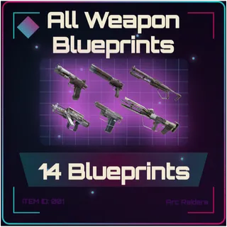 All Weapon Blueprints - Arc Raiders