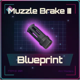 Muzzle Brake III Blueprint - Arc Raiders
