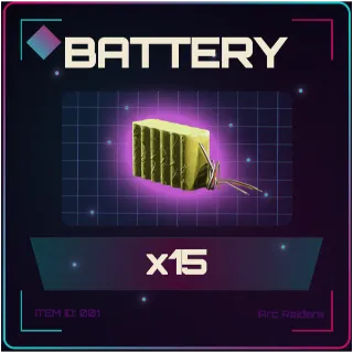 Battery x15 - Arc Raiders