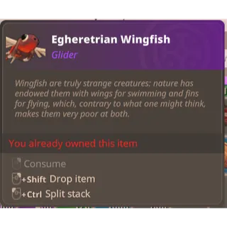 Farever - Egheretrian Wingfish Glider [NA]
