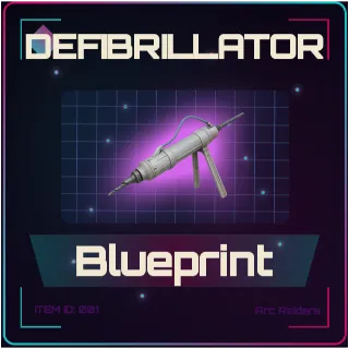 Defibrillator Blueprint - Arc Raiders
