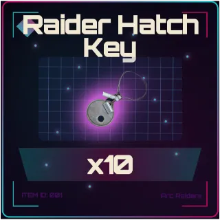 Raider Hatch Key x10 - Arc Raiders