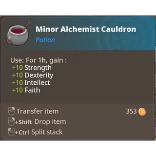 Farever - Minor Alchemist Cauldron x10 [NA]