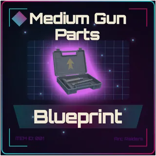 Medium Gun Parts Blueprint - Arc Raiders