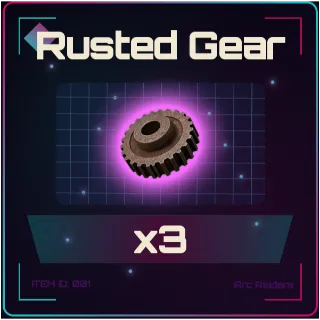 Rusted Gear x3 - Arc Raiders
