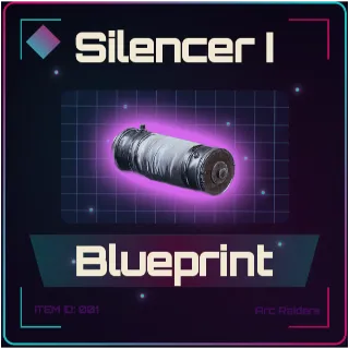 Silencer I Blueprint - Arc Raiders