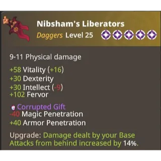 Farever -  Nibsham's Liberators lvl 25 - Legendary - 5 Stars [EU/NA]