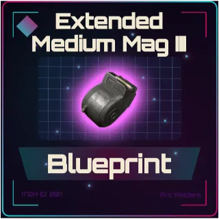 Extended Medium Mag III Blueprint - Arc Raiders