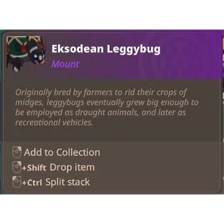 Farever - Eksodean Leggybug Mount [NA]