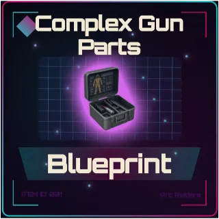 Complex Gun Parts Blueprint - Arc Raiders