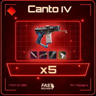 Canto IV x5 Full Attachments - Arc Raiders