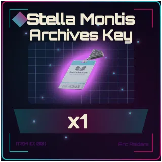 Stella Montis Archives Key - Arc Raiders