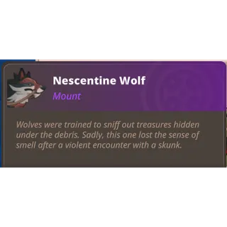 Farever - Nescentine Wolf Mount [EU]