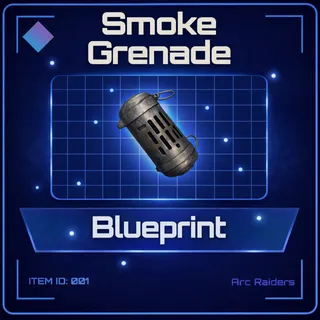 Smoke Grenade Blueprint - Arc Raiders