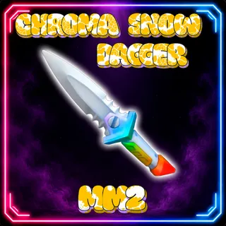 Chroma Snow Dagger