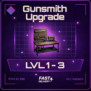 Gunsmith Max Upgrade Lvl 1-3 - Arc Raiders