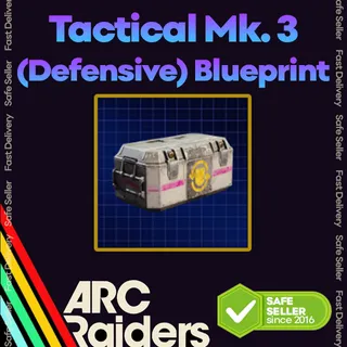 Tactical Mk. 3 (Defensive) Blueprint - Arc Raiders