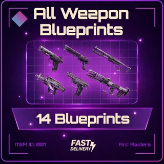 All Weapon Blueprints - Arc Raiders
