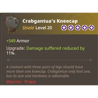 Farever - Crabgantua's Keecap | lvl 20 | Max Upgraded | NA