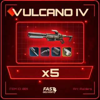 Vulcano IV Best Attachments x5 - Arc Raiders