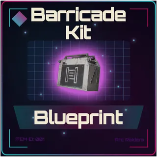 Barricade Kit Blueprint - Arc Raiders