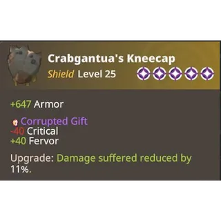 Farever - Crabgantua's Kneecap lvl 25 - Legendary - 5 Stars [EU/NA]