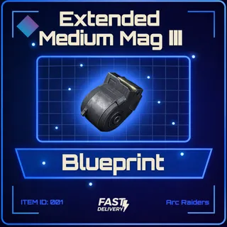 Extended Medium Mag III Blueprint - Arc Raiders