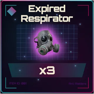 Expired Respirator x3 - Arc Raiders