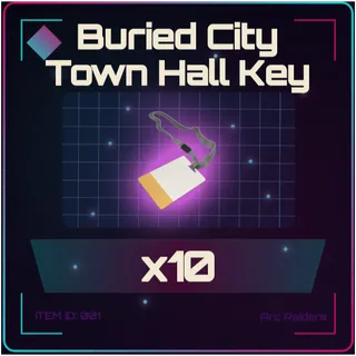 Buried City Town Hall Key x10 - Arc Raiders
