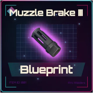 Muzzle Brake III Blueprint - Arc Raiders