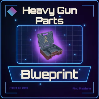 Heavy Gun Parts Blueprint - Arc Raiders
