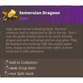 Farever - Semeruian Dragoon Glider [NA]