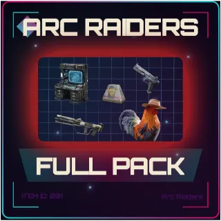 Full Pack - Arc Raiders (All Blueprints + All Workbenches max lvl + Scrappy max lvl)
